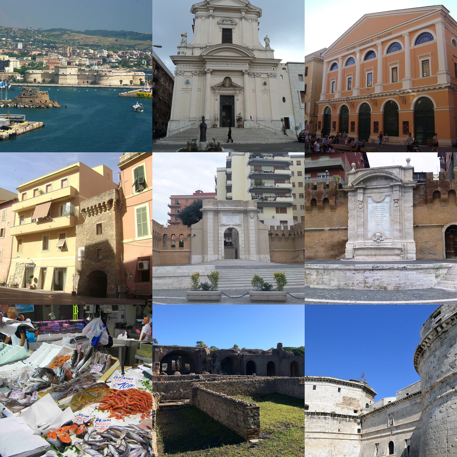 I monumenti di Civitavecchia